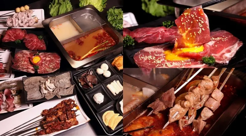 台南美食-芯芯要去【川囍紅湯串串鍋】~每串只要18元就能體驗四川獨特飲食文化|三宮格麻辣鴛鴦鍋共享吃鍋樂無窮(文末抽獎活動)