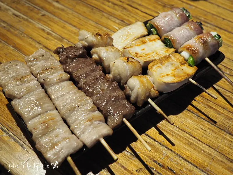 士林-超人氣美食●澠井川日式串燒居酒屋-燒肉-聚餐-串燒 @跟著Julie一起走吧