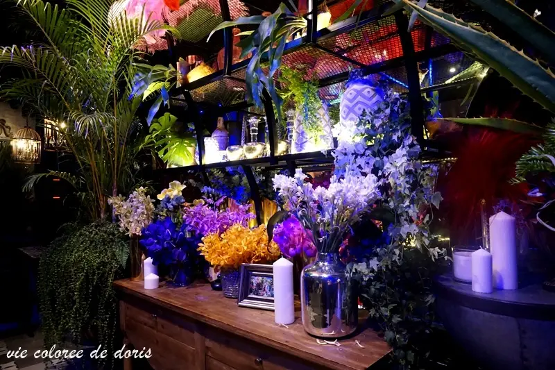 熱門拍照餐廳 從台中火紅到台北的Thaï.J  延續浪漫花草與法式唯美風格另帶有迷幻電音氛圍的 Thaï.J-ATT 