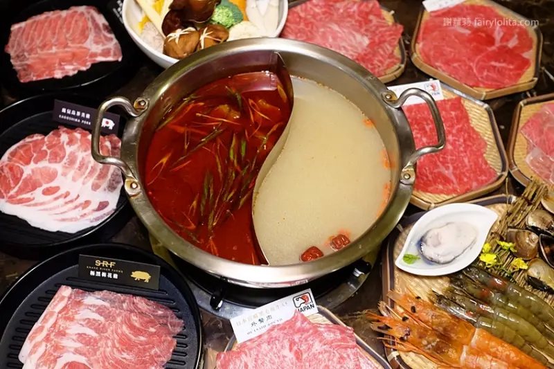 台中火鍋 | Beef King / 日本頂級A5和牛鍋物放題。台中第一間超狂日本A5和牛放題，近百種肉品、海鮮、火鍋料、滷水食材讓你無限吃到飽！ @蹦啾♥謝蘿莉 La vie heureuse