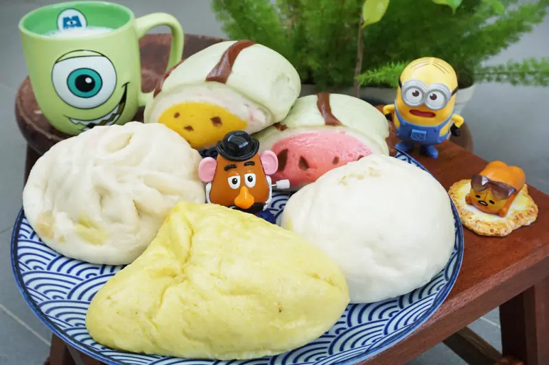 【台南包子】遇見健康養生包│老麵發酵純手工/料多實在/口味多元/可愛造型饅頭/必吃招牌古早味香菇肉包