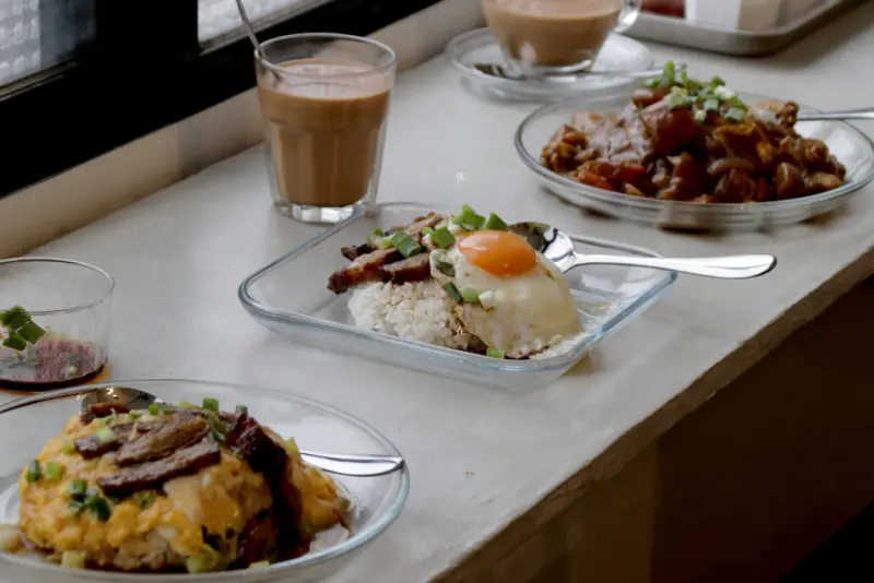 台北 在在 Zoizoi，港式料理食堂，叉燒煎蛋飯與日式咖哩雞飯。萬華區/龍山寺站【男子的日常生活】