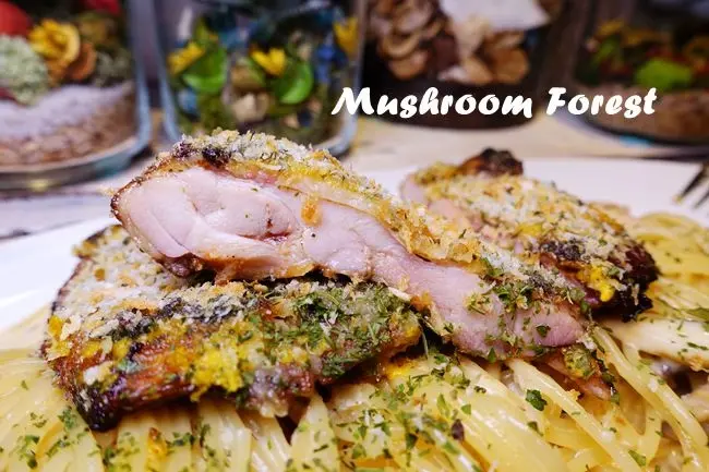 西門町美食 ▶ 蘑菇森林義大利麵坊 ▶ 超人氣義大利麵及燉飯 搬新家裝潢更美更好拍 鄰近台北車站 #捷運西門站、北門站