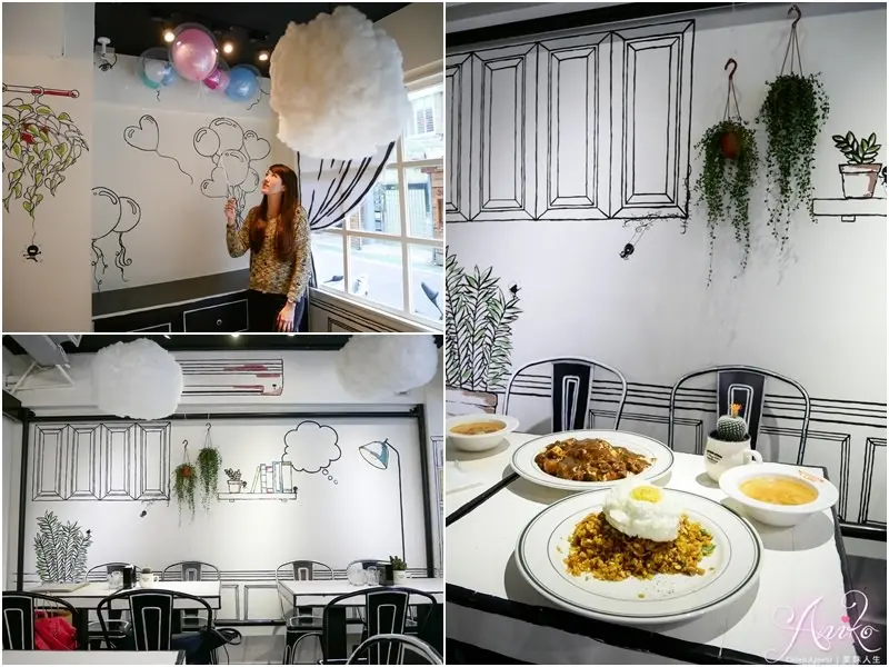 【台北美食】史蒂芬斯咖哩專門店。掉進韓劇W兩個世界漫畫場景裡！華麗歐姆蛋咖哩飯 - ANIKO 艾妮可美味人生