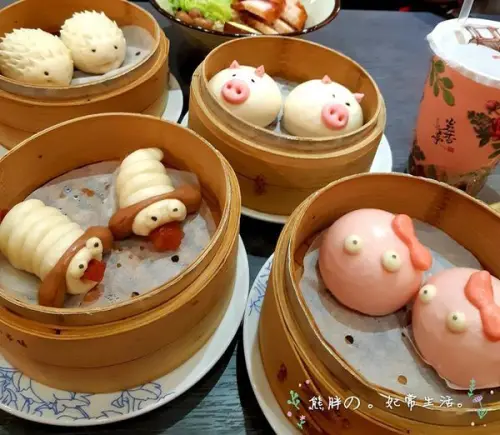 【台中】可愛的豬八戒櫻花妹刺蝟臘腸狗現身再炎香亭