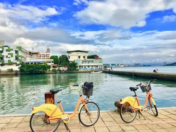 【淡水金色水岸單車行初體驗】淡水老街吃美食、騎單車、看古蹟、喝咖啡賞海景、享受悠閒的樂活單車之旅