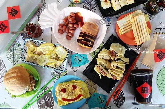 台南美食 三十多種隱藏版創意蛋餅『旺福 早．午．點』米腸炒香腸蛋餅、蒜泥白肉蛋餅好吃又特別！蛋餅控一定要試試。