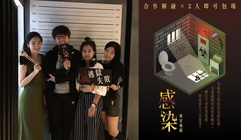 【密室挑戰】感染密室  2人即可包場 FunLock放樂工作室最新巨作 新手推薦 民權西路