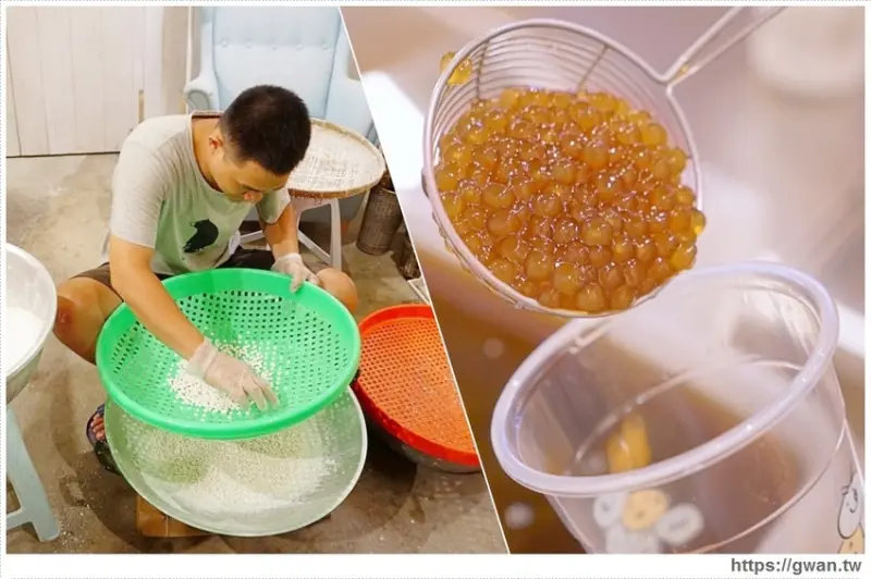 難得一見的現搓粉圓，還可抽手工粉圓帶回家煮呦！