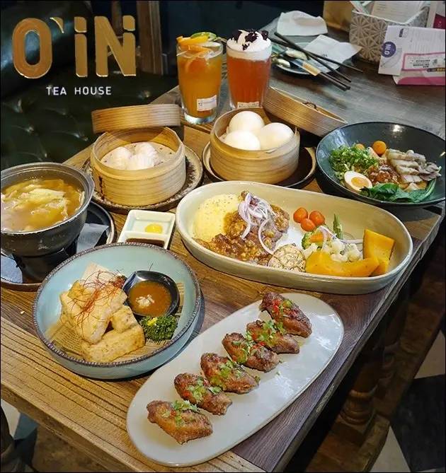 【台中美食】O IN Tea House/草悟道門市(寵物友善餐廳)，提供無國界料理。融合歐洲宮廷優雅華麗以及熱帶雨林風格。更是網美、網紅IG拍照打卡熱點 [體驗卷]