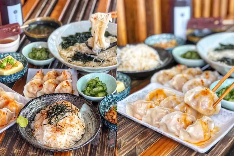 台南美食【胡攪蝦餃凱旋店】日式平價冷麵餃子專賣店 甘甜柴魚湯頭/純手工麵條 來台南必吃的日式風味麵食 | 小白只饗ㄔ美食