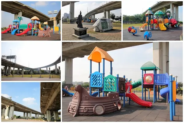 【彰化市景點】彰化市景觀公園~休閒步道及兒童遊樂設施，親子同樂綠化的大公園        
      