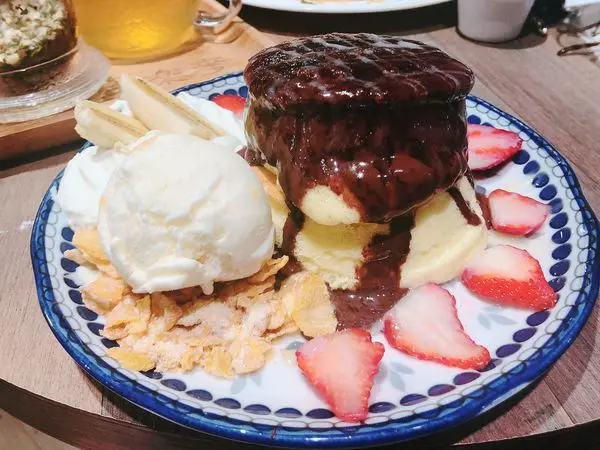 桃園✿樂麥舒芙蕾製造所✿八德區超高人氣舒芙蕾鬆餅!彈力舒芙蕾搭配超犯規巧克力淋醬!!