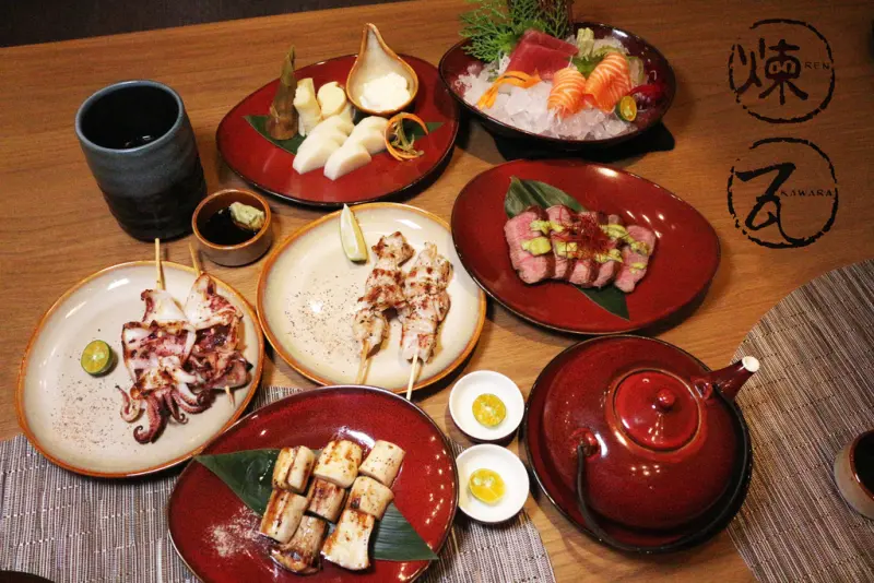 台南大員皇冠假日酒店-煉.瓦爐端燒 南部少見道地日本飲食