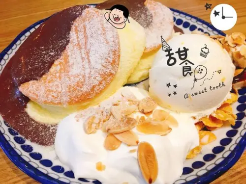 桃園美食【楽麥舒芙蕾製造所】想吃舒芙蕾來這就對了/平價美味甜食鹹食都有/廣豐新天地旁/廣豐公園藍花楹盛開美極了