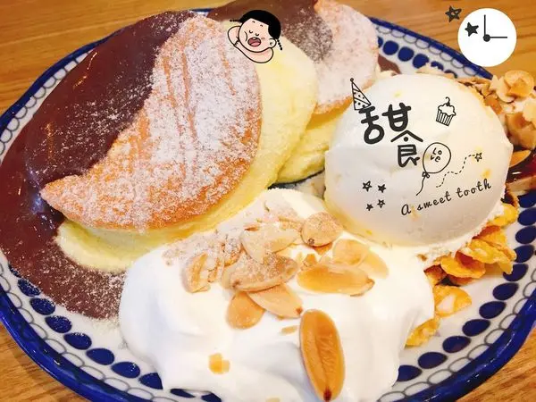 桃園美食【楽麥舒芙蕾製造所】想吃舒芙蕾來這就對了/平價美味甜食鹹食都有/廣豐新天地旁/廣豐公園藍花楹盛開美極了