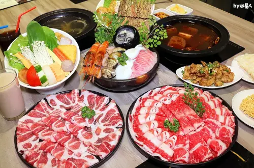 中科火鍋推薦石研室石頭火鍋，清新文青風精緻小火鍋，有澳洲M9和牛、伊比利豬，實驗室特色主題餐廳，紅茶白飯無限續吃到飽