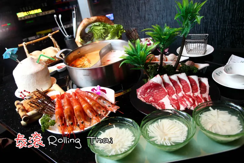 [台北大安]東區泰式料理推薦，泰式鴛鴦鍋你吃過嗎？”泰”美味！泰滾Rolling Thai 泰式火鍋