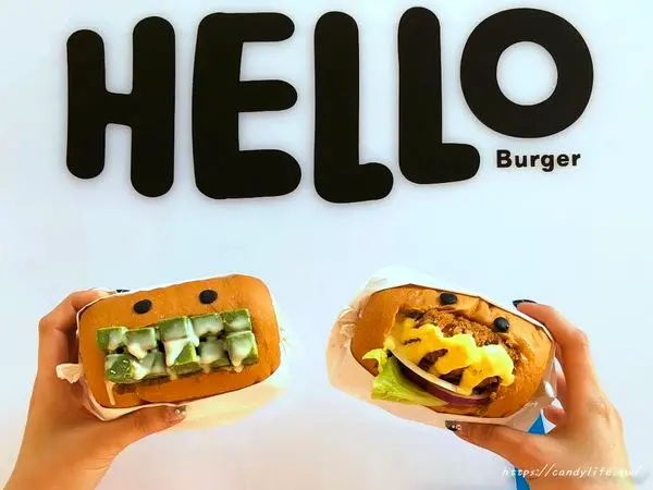 台中美食│HELLO Burger〃逢甲夜市巷弄中的可愛漢堡店，漢堡堡是採用鮮奶吐司做成的~        
      