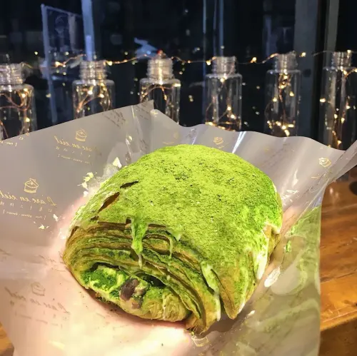 虹屋手工烘焙-高雄西子灣超夯抹茶髒髒包