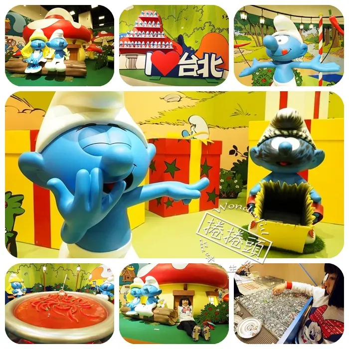 藍色小精靈愛在17特展，就在中正紀念堂等你喔。