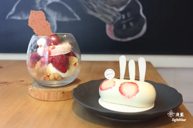 [ 古亭站美食 ] 淺藍 × 九日風～每日少量供應，造型精緻的甜點