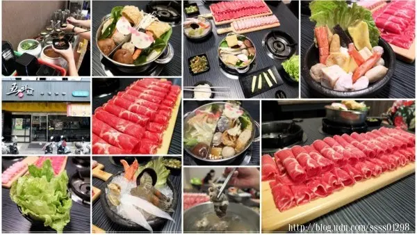 屏東美食【五鮮級平價鍋物】浮誇系大肉盤！首選17盎司和風嫩肩牛/超優伊比利梅花豬肉/壽星憑證送小海拼