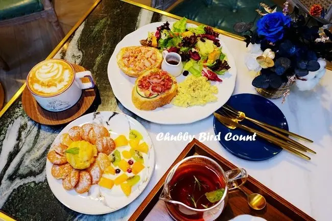 松山早午餐下午茶 ▶ Chubby Bird Count ▶ 南京三民站巷弄咖啡廳 適合約會、美拍的好吃咖啡廳
