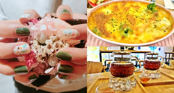 【桃園中壢】好x空間咖啡廳☞全台第一家結合美甲與餐點飲料的複合式概念店，有吃有喝還可以體驗光療美甲DIY!