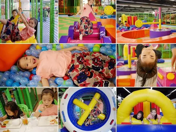 台北松山區。親子 | 跳跳蛙親子運動餐廳 ♥︎ 小朋友盡情跑跳的室內空間