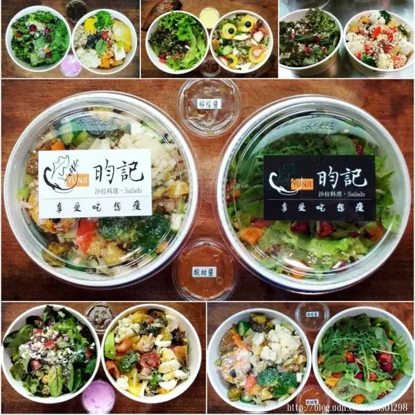 高雄沙拉推薦【昀記輕食沙拉吧】生菜沙拉界強勢登場！豪華大份量綜合活舒沙拉餐盒！無毒水耕活舒菜製作