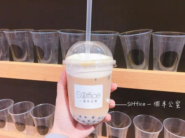 (美食)北市板橋 「SOffice 一個半公室」IG打卡大熱門!爆漿泡泡珍珠每一口都爆漿!