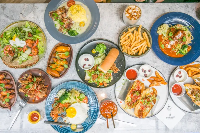 東海餐廳｜N.N. Thai Thai 大自然工業風的絕美環境，盡情享受泰式料理的喜悅 · 算命的說我很愛吃