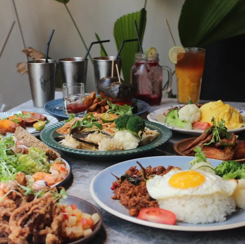 台中美食｜N.N. ThaiThai-東海最美泰式料理餐廳，置身叢林的用餐環境