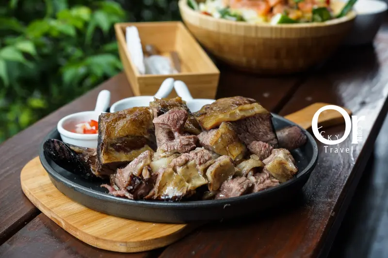  台北東門｜M&F深法廚房，深夜裡的法國手工甜點再加上阿根廷慢烤帶骨牛小排，從主餐到甜點都讓人意猶未盡