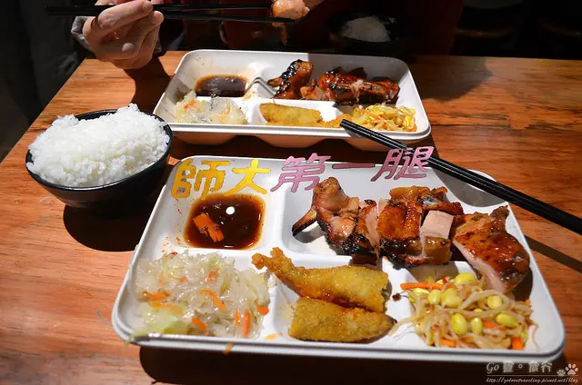 【台北。食記】師大夜市泰式風味便當。炭烤泰式雞腿飯 ─ 師大第一腿(壹森泰食堂)