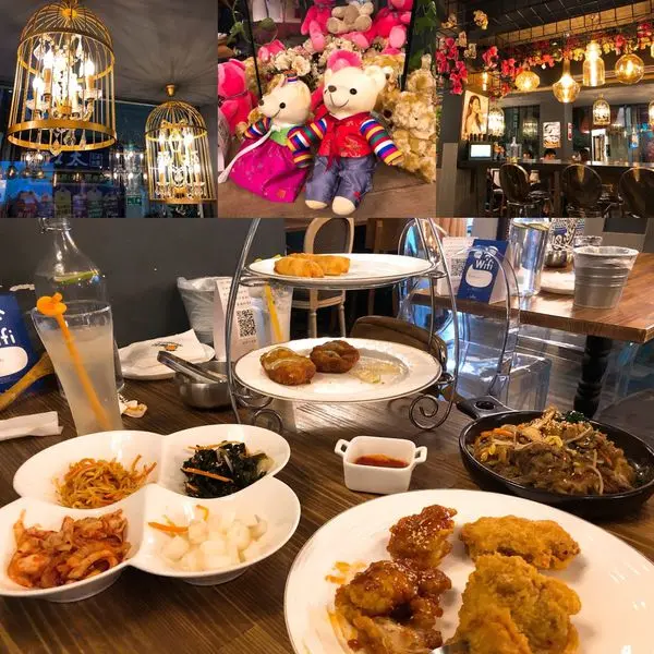 [台北中山國小站]歐吧噠韓國炸雞/高調的奢華公主風格/約會聚餐好所在