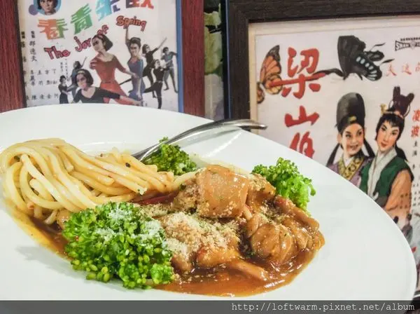 台中幕比電影主題咖啡 movie cafe 懷念的復古風格懷舊餐廳 推薦早餐午餐義大利麵 近自然科學博物館(附菜單價位價目表...