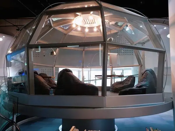 【林口東勢閱覽室】林口全新超浪漫星空圖書館/置身於星空玻璃屋內看書/樂活公園賞花健行步道/林口周邊美食