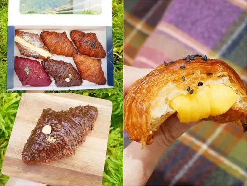 八月堂 - 新口味上市，11/9推出金莎風味「榛果巧克力可頌」，每天限量30顆售完明天請早，限時口味隨時都可能停售，先搶先贏