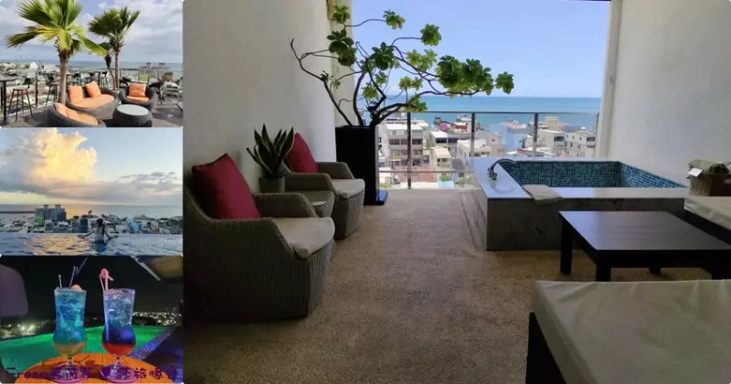 屏東縣枋寮鄉屏東飯店【枋客文旅】枋寮最美海景飯店！無邊際泳池＋璀璨星空酒吧.遠望小琉球＋夕陽極美│枋寮漁港│枋寮火