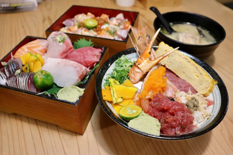 台北｜瞞著爹丼飯(江南店) 台北內湖丼飯．日式料理．生魚丼飯 - 奇奇一起玩樂趣