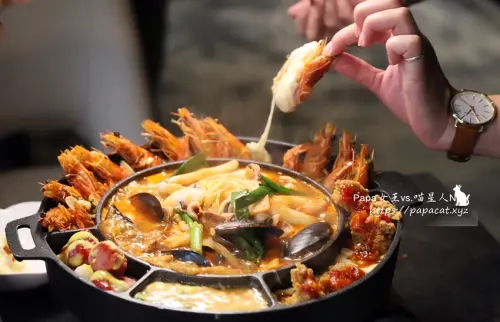 拉拉廚房韓式料理 Lala kitchen 隱藏版韓式料理..這鍋也太邪惡，更貼心蔬食者，歡迎葷素共食請享用!