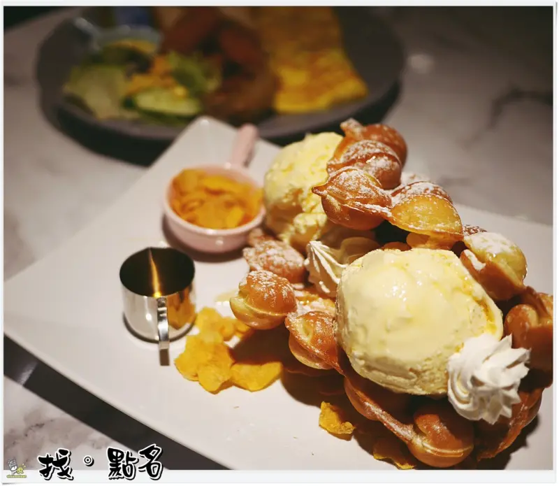 ◊ 巷弄新開幕全天候早午餐 內藏外酥內Q冰淇淋雞蛋仔 ➩ 找。點名 附完整菜單 brunch 早午餐 土城美食  