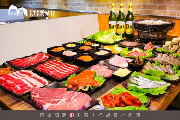 宜蘭燒烤吃到飽-愛烤愛對囉｜安格斯和牛燒肉韓式烤肉海鮮牡蠣生蠔吃到飽        
      