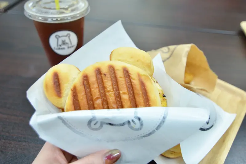 『台中北屯區』古巴熊三明治Cuban bear。銅板美食～又有滿滿的內餡！外型還是可愛小熊造型麵包～