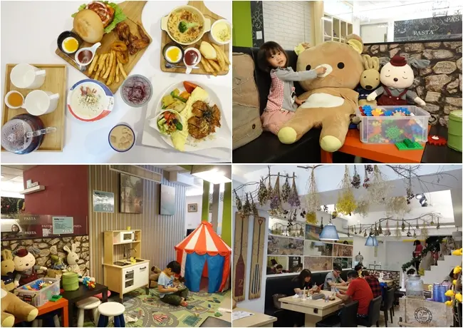 《新竹．香山》親子友善餐廳 Mumu白姆森林～平價超值義式複合式料理，手繪插畫、乾燥花布置超有氣氛，附遊戲區，近青青草原