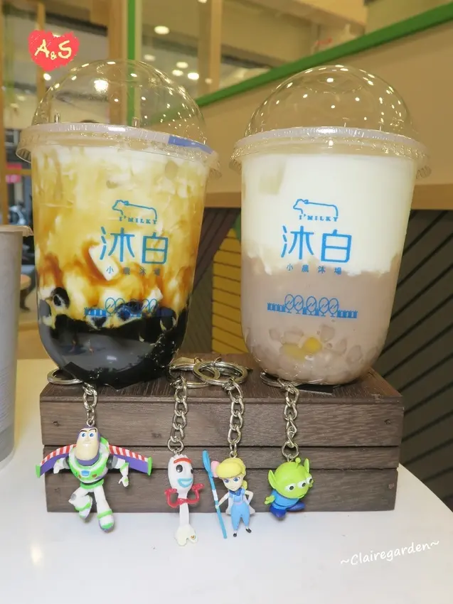 桃園 火車站 沐白小農牧場~美麗漸層色，超有飽足感飲料