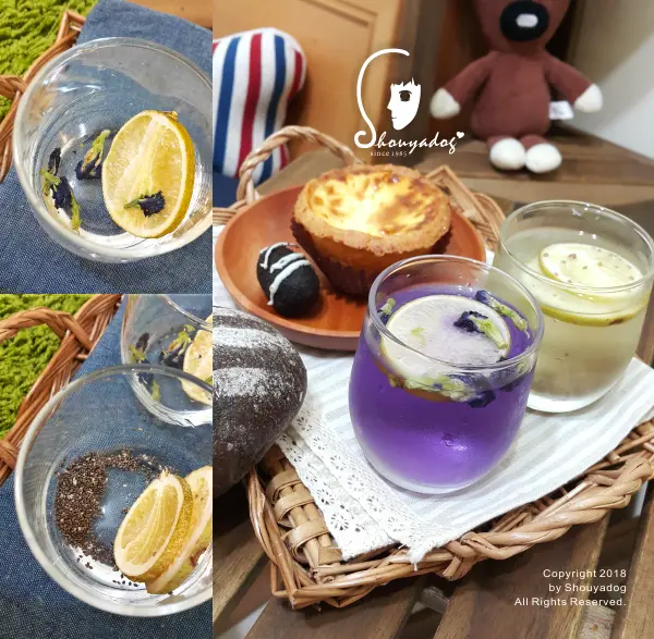 【健康飲品】蝶豆花X奇亞籽 原色檸檬片第一品牌 天然籃 真空檸檬片 30秒冷泡檸檬茶