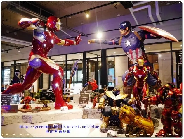 ◆【台中景點】歐雅英雄主題館－鋼鐵人、美國隊長、蝙蝠俠等漫威英雄 1:1雕像公仔現身台中，漫威迷尖叫吧！（親子同遊/免費參觀）